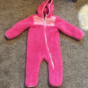 Snozu Pink Fleece Kids Footie